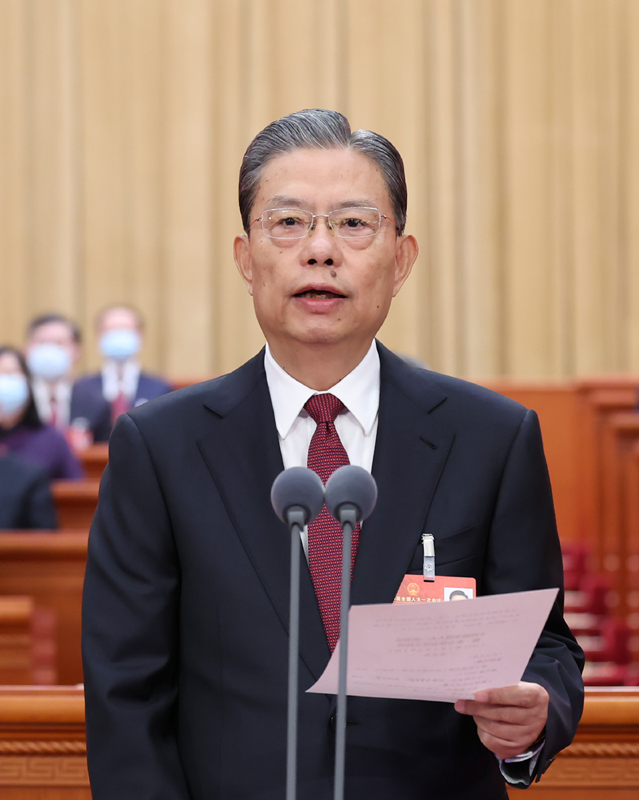 3月5日，第十四届全国人民代表大会第一次会议在北京人民大会堂开幕。赵乐际主持开幕会。.jpg